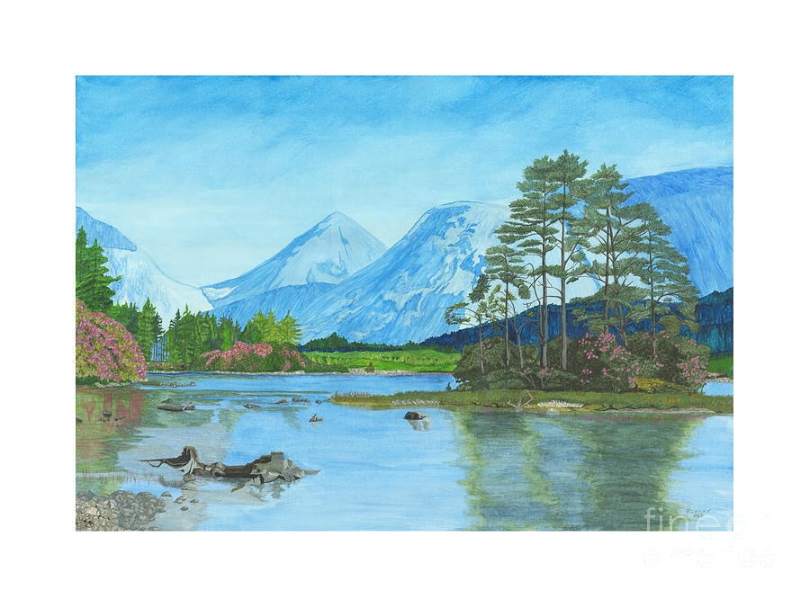 The Glen Painting by Ronald Wilkie