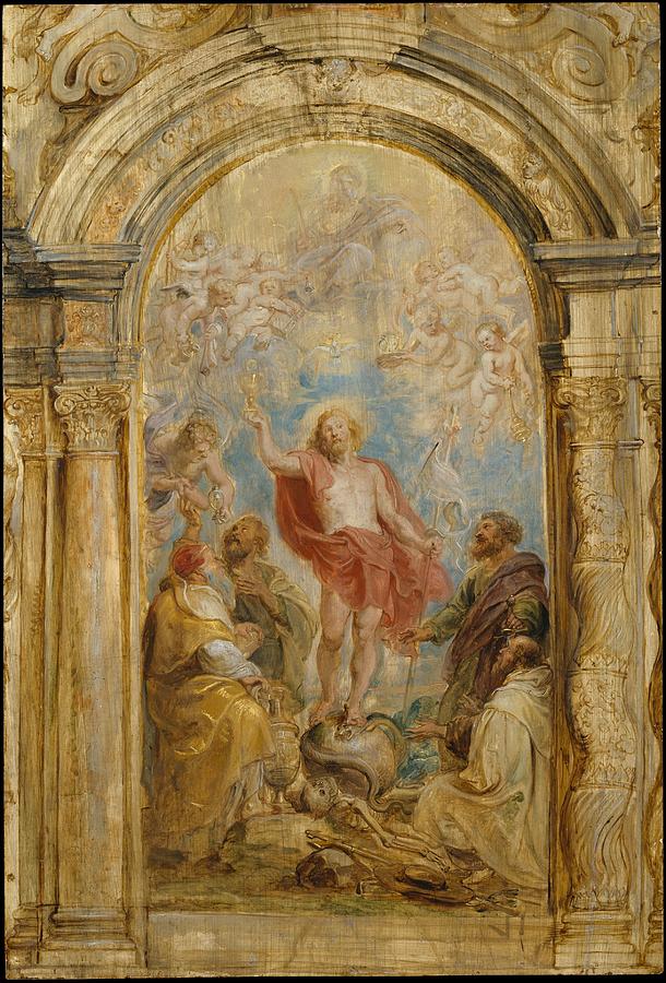 Peter Paul Rubens Painting - The Glorification Of The Eucharist by Peter Paul Rubens