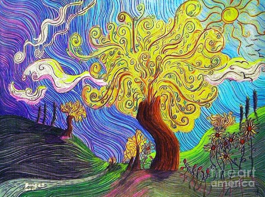The Glory Tree Painting by Stefan Duncan