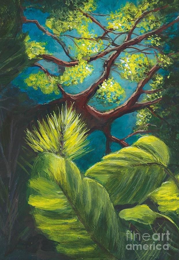 The Goblin Market Restaurant Tree Mt Dora Painting By Allison Constantino