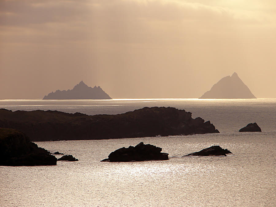 The Gold Skelligs Photograph by Mark Callanan