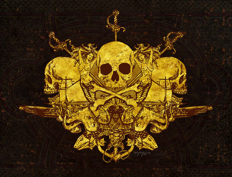 the-golden-age-of-piracy-mixed-media-by-william-depaula