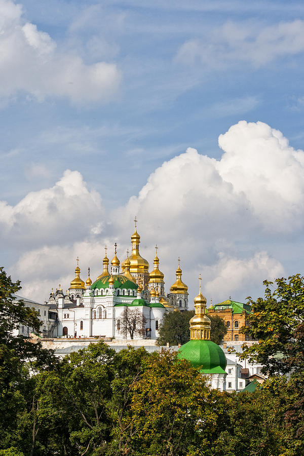 Architecture Photograph - The Golden Domes by Matt Create