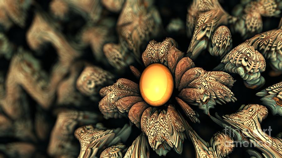 The Golden Egg Digital Art by Jon Munson II