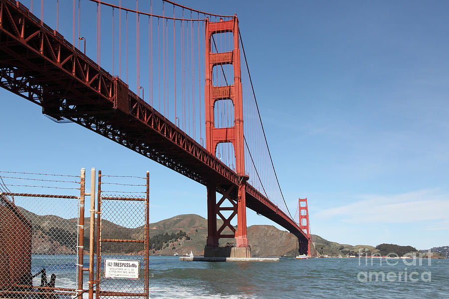 The Golden Gate Bridge at Fort Point - 5D21478 Photograph by Wingsdomain Art and Photography