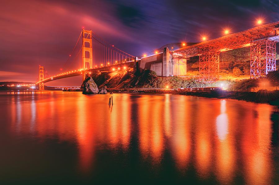 The Golden Gate Bridge Photograph by Photography By Steve Kelley Aka Mudpig