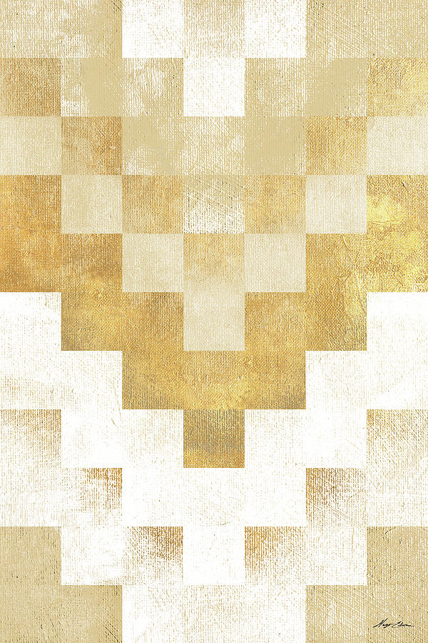Abstract Mixed Media - The Golden Path by Hugo Edwins