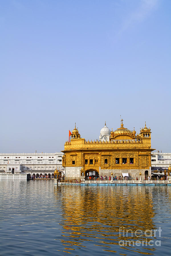 Architecture Photograph - The Golden Temple at Amritsar India by Robert Preston
