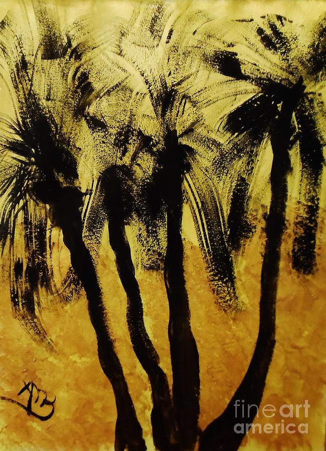 The Golden Tropics Painting by Marie Bulger - Fine Art America