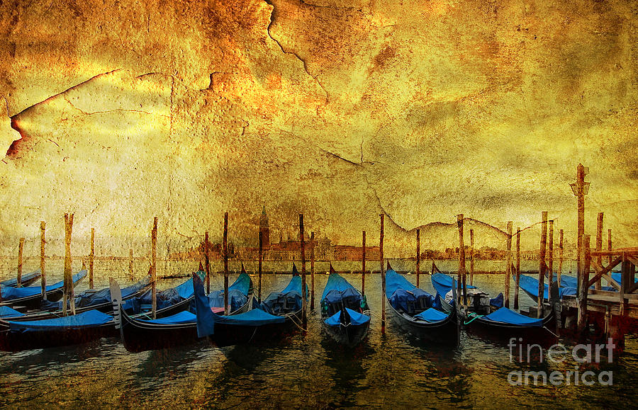 The Gondolas Photograph by Mike Nellums