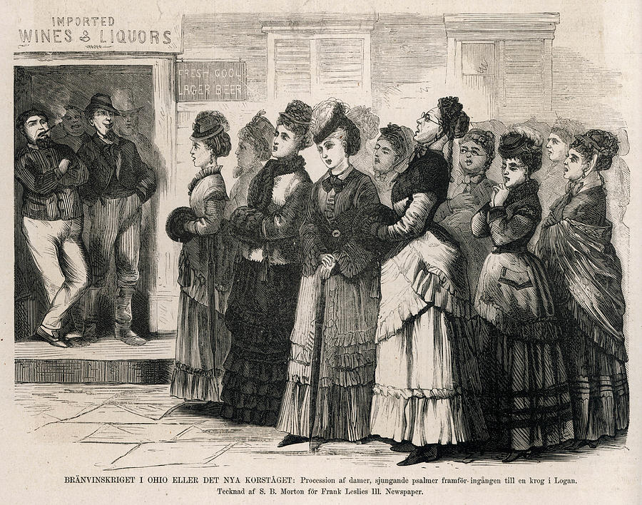 The Good Ladies Of Logan, Ohio, Sing Drawing by Mary Evans Picture ...