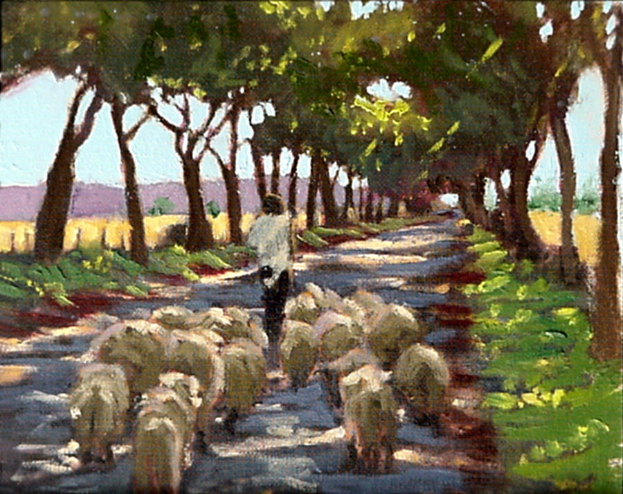 The Good Shepherd Painting by David Zimmerman