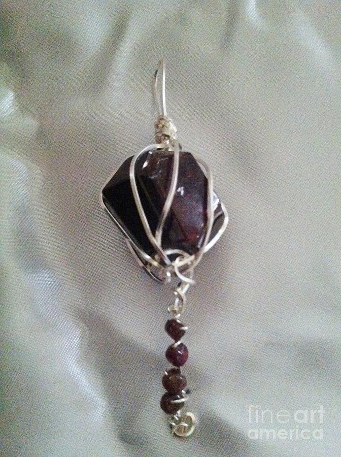 Pendant Jewelry - The Grace of Garnets by Tina Beal