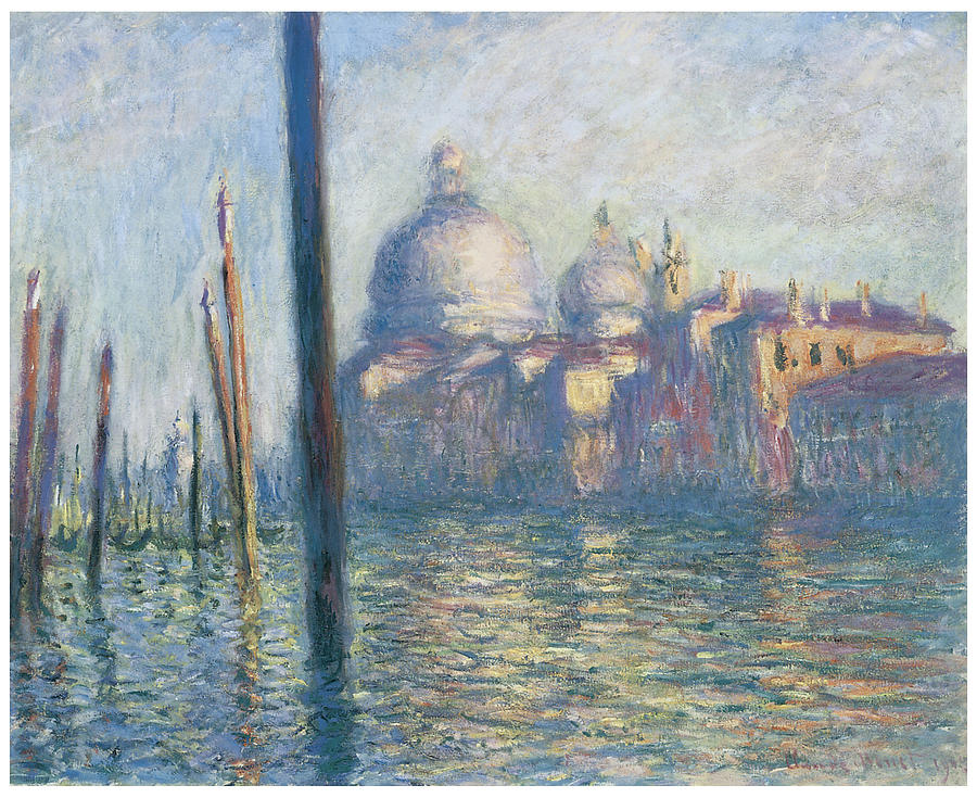 Claude Monet Painting - The Grand Canal by Claude Monet