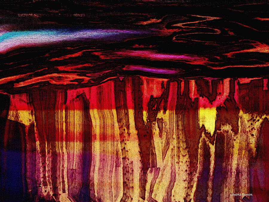 The Grand Canyon Mixed Media by Lenore Senior