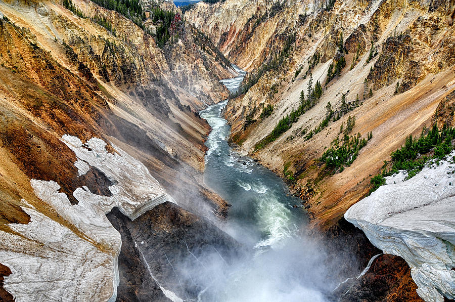 The Grand Canyon Of The Yellowstone Photograph by Bruce Friedman