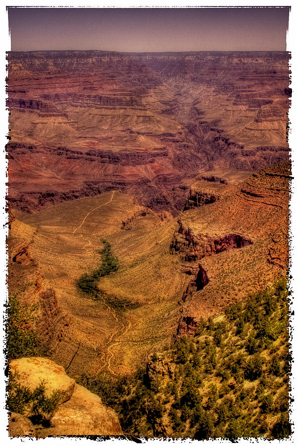The Grand Canyon Vintage Americana Photograph by David Patterson