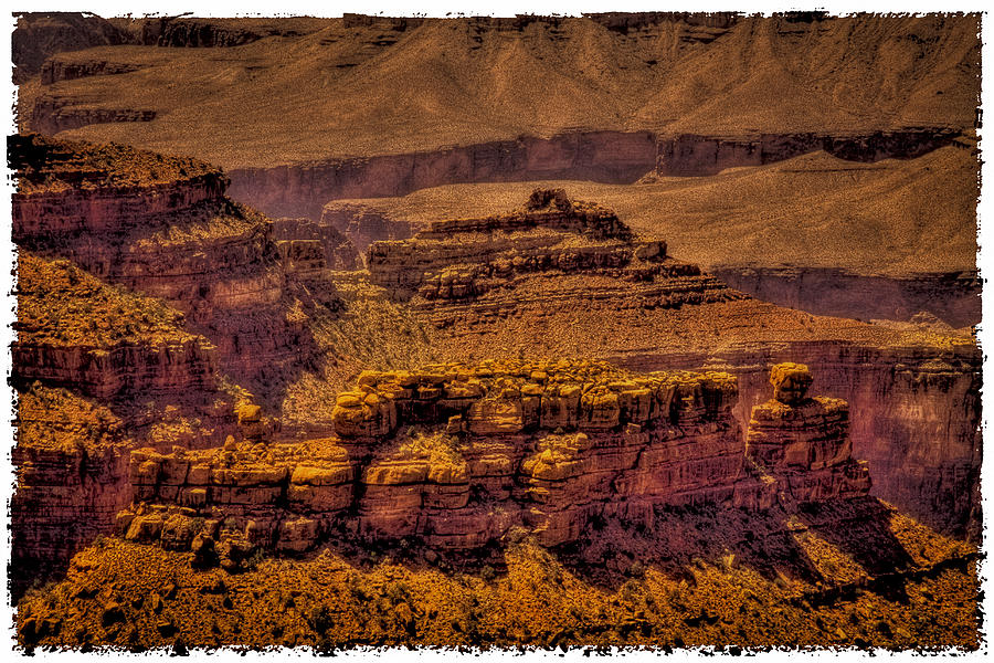 The Grand Canyon Vintage Americana VIII Photograph by David Patterson