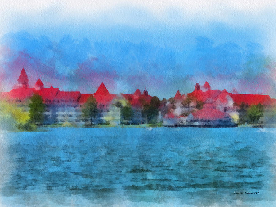 Castle Photograph - The Grand Floridian Resort WDW 02 Photo Art by Thomas Woolworth
