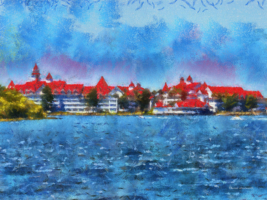Castle Photograph - The Grand Floridian Resort WDW 03 Photo Art by Thomas Woolworth