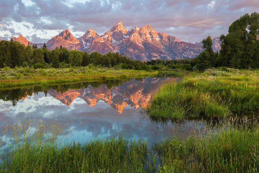 The Grand Teton Range Photograph by Mike Walker - Fine Art America