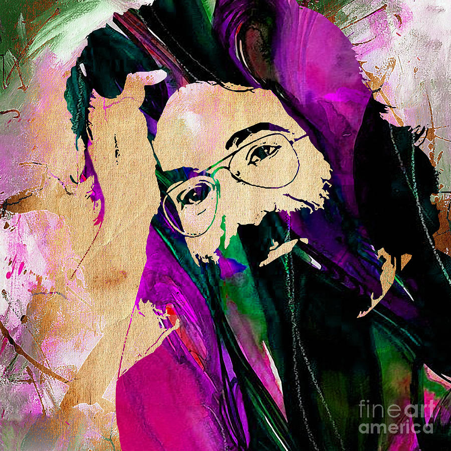Grateful Dead Mixed Media - The Grateful Dead Jerry Garcia by Marvin Blaine