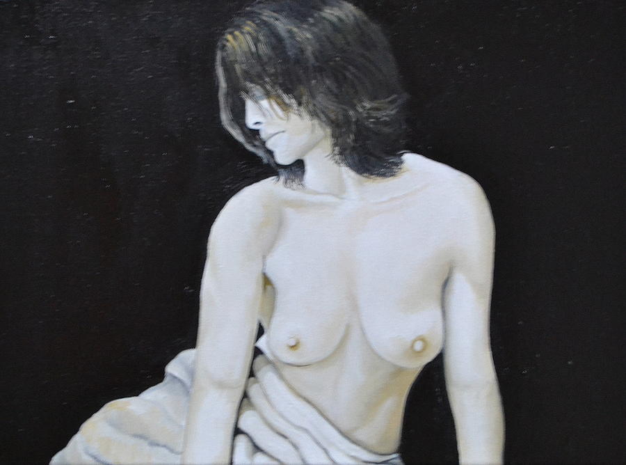 The Gray Nude Painting by Martin Schmidt