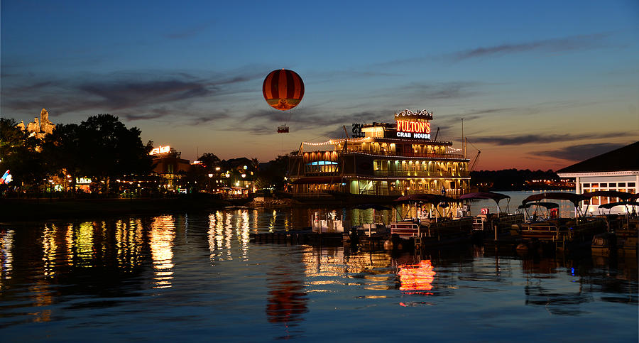 The Great and Powerful Oz over Downtown Disney Photograph by David Lee Thompson
