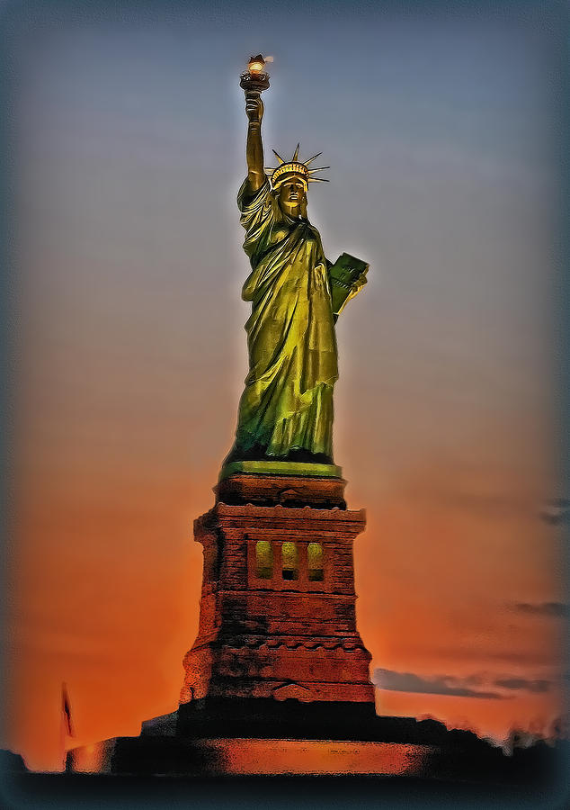 Statue Of Liberty Photograph - The Great Lady by Hanny Heim