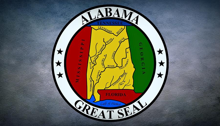 The Great Seal of the State of Alabama Photograph by Movie Poster Prints