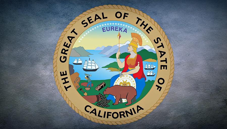 The Great Seal of the State of California Photograph by Movie Poster Prints