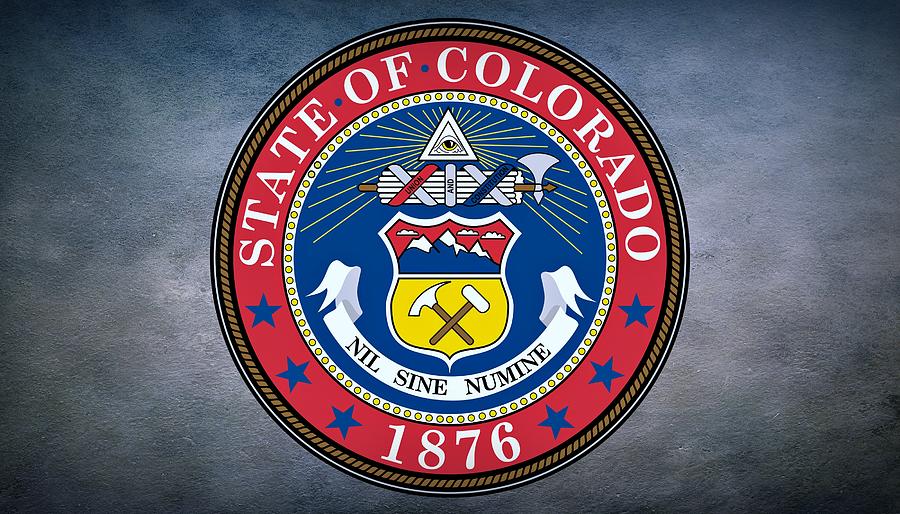 The Great Seal of the State of Colorado Photograph by Movie Poster Prints
