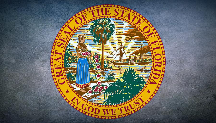 The Great Seal of the State of Florida Photograph by Movie Poster Prints
