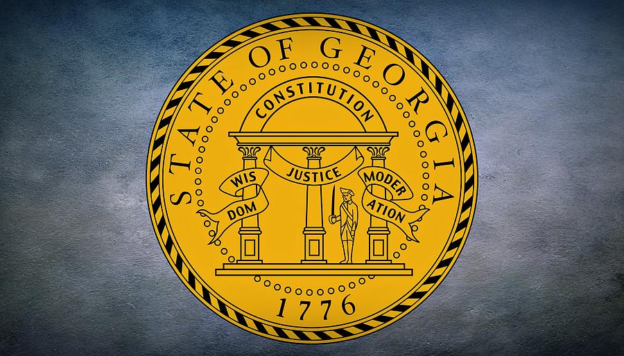 The Great Seal of the State of Georgia Photograph by Movie Poster Prints