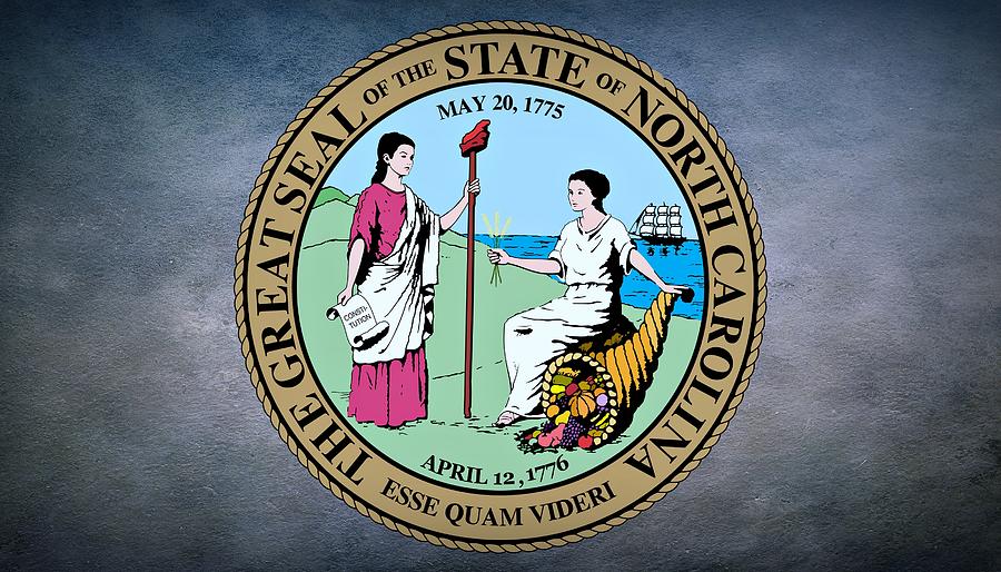 The Great Seal Of The State Of North Carolina Photograph By Movie 