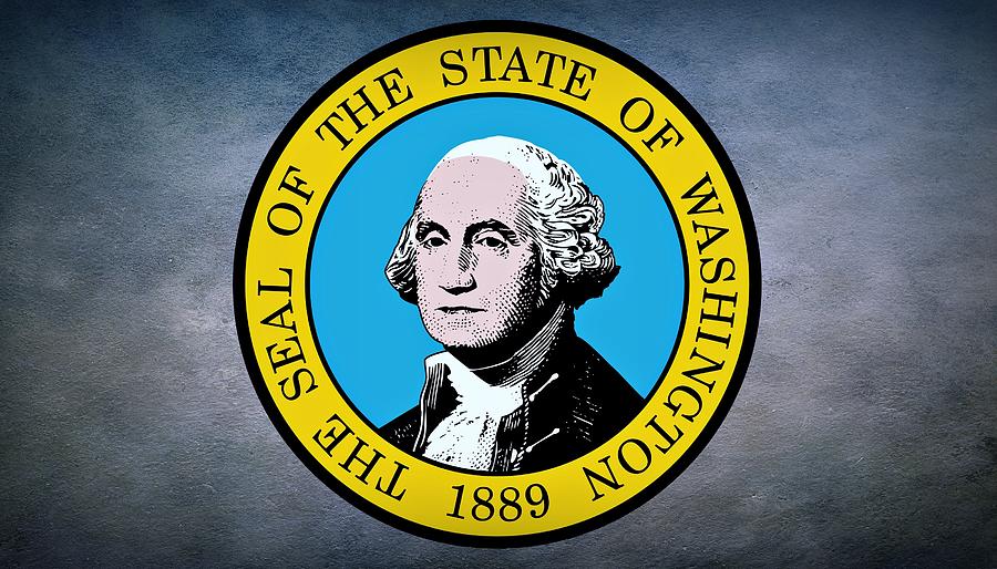 The Great Seal of the State of Washington Photograph by Movie Poster Prints