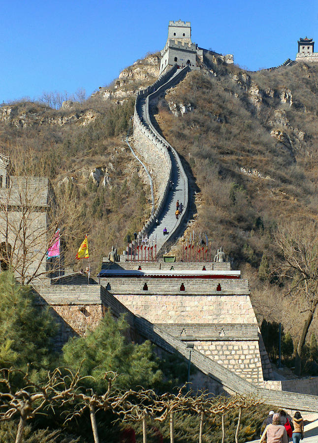 China Photograph - The Great Wall by Rene Sheret