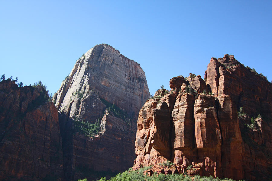 The Great White Throne in Zion National Park Photograph by Jean Clark