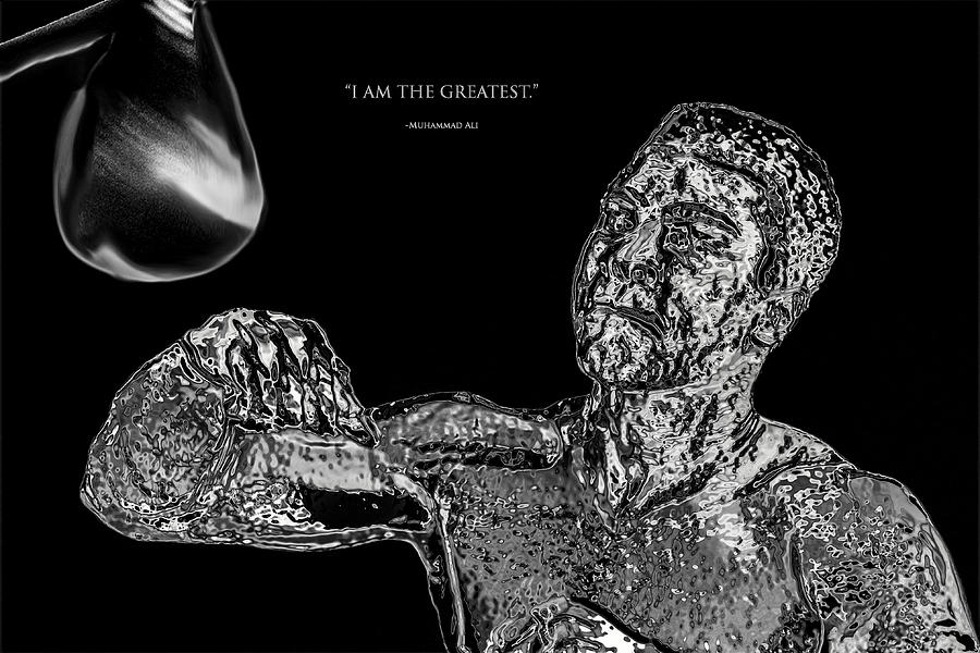 Muhammad Ali Chrome  Digital Art by Brian Reaves