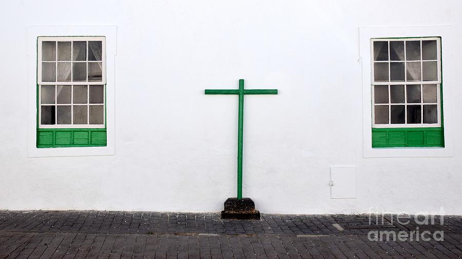 The Green Cross Photograph by Joe Cashin