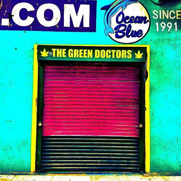 Beach Photograph - The Green Doctors, Wink Wink /// #green by Nick Lucey