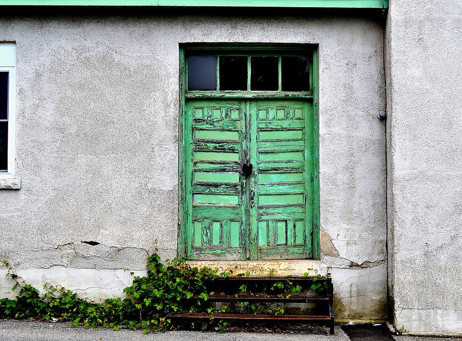 Architecture Photograph - The Green Door by Jeremy Hall