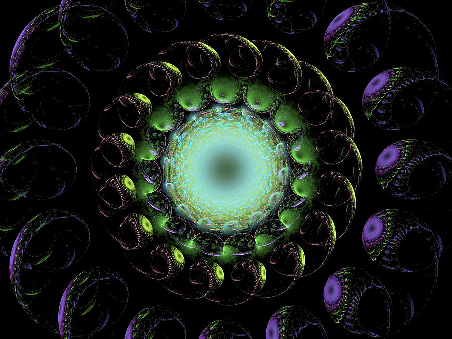 The Green Hole Digital Art by Richard J Cassato