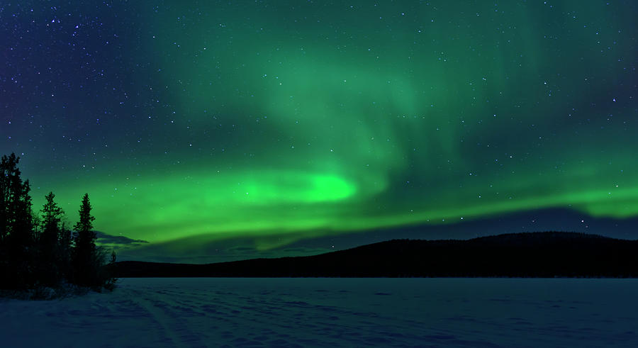 The Green Light Of The Aurora Photograph by Dave Moorhouse The Green Light Of The Aurora Photograph by Dave Moorhouse