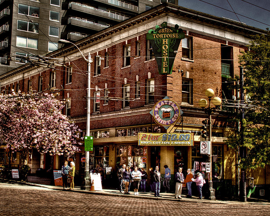 Seattle Photograph - The Green Tortoise Hostel in Seattle by David Patterson