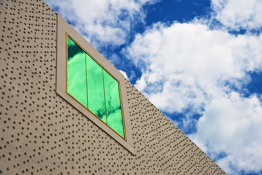 Architecture Photograph - The Green Window by Chevy Fleet