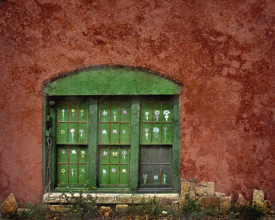 The Green Window Photograph by David and Carol Kelly