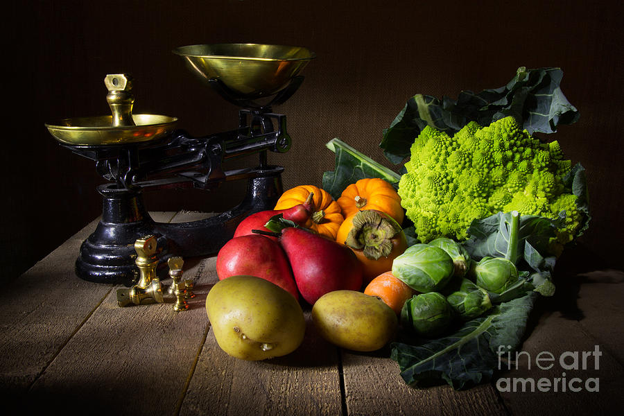 Vegetable Photograph - The Greengrocer by Ann Garrett