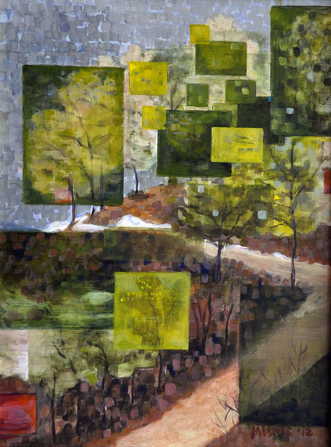 The Greening of Town Lake I Painting by Melanie Lewis