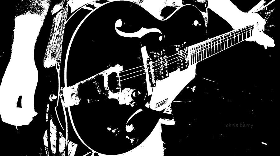 Music Photograph - The Gretsch Guitar by Chris Berry